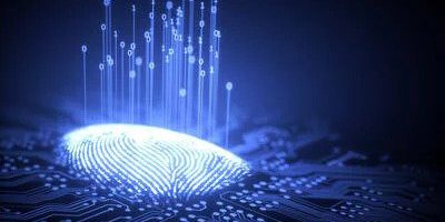 Digital thumbprint graphic
